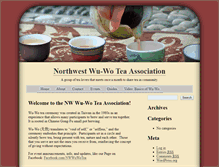 Tablet Screenshot of nwwuwotea.com